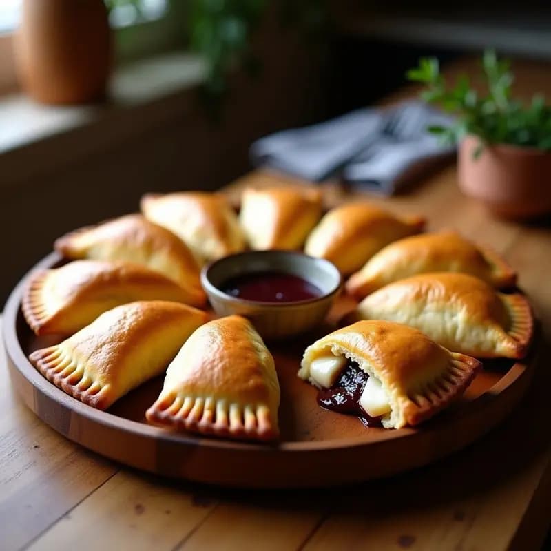 Empanadas de Queso de Cabra y Caramelo de Cebolla: Entrante Argentino Gourmet