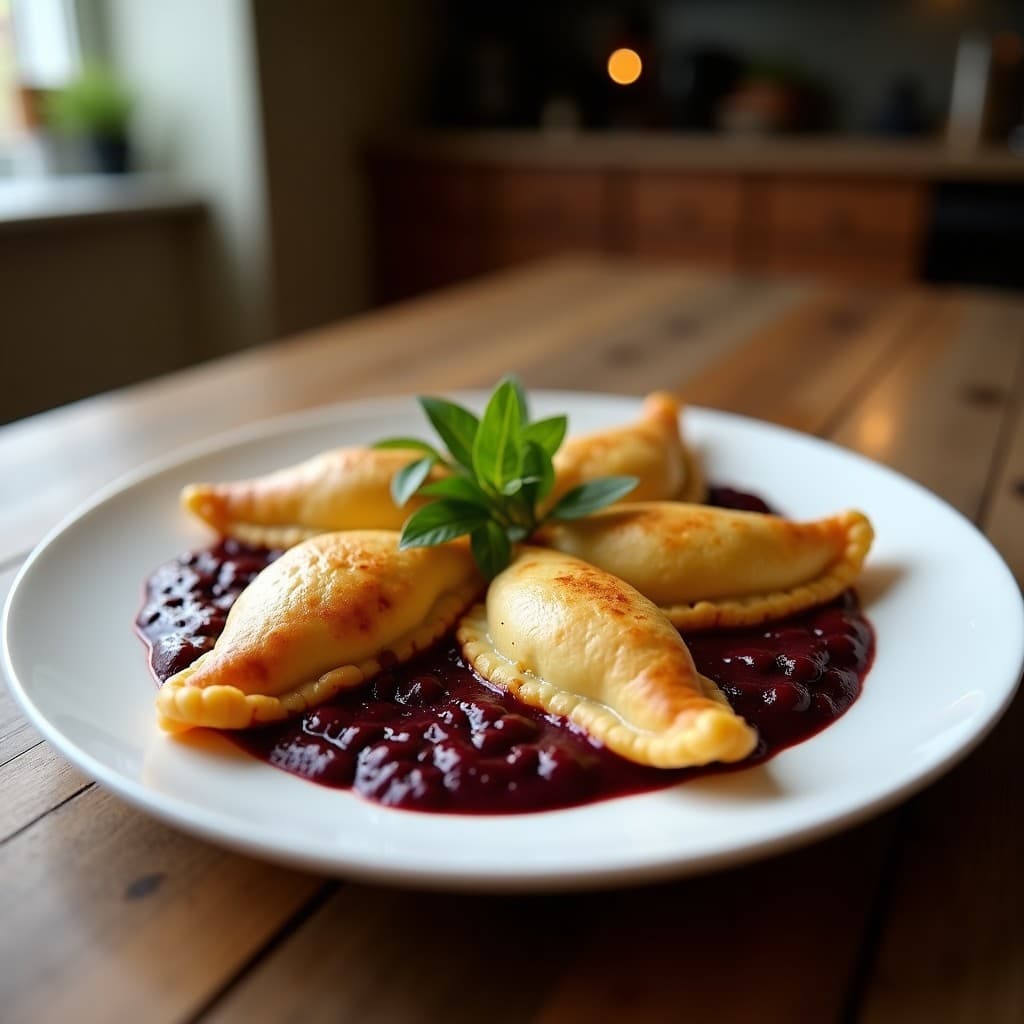 Empanadas de Queso de Cabra y Higo con Masa de Maíz Morado: Receta Boliviana Sin Gluten
