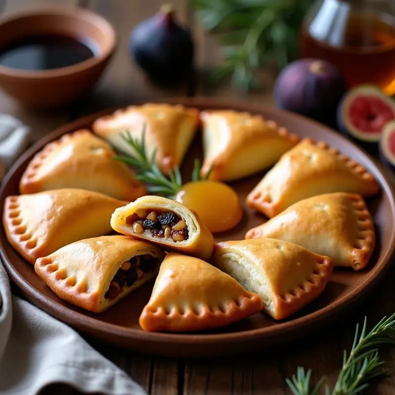 Empanadas de Queso de Cabra y Higos: Receta Uruguaya Dulce-Salada en Horno