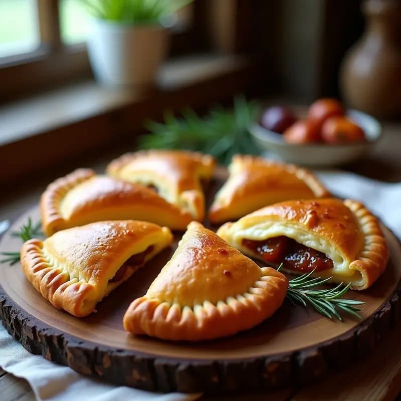 Empanadas de Queso de Cabra y Higos Caramelizados: Receta Argentina Gourmet para Tupper