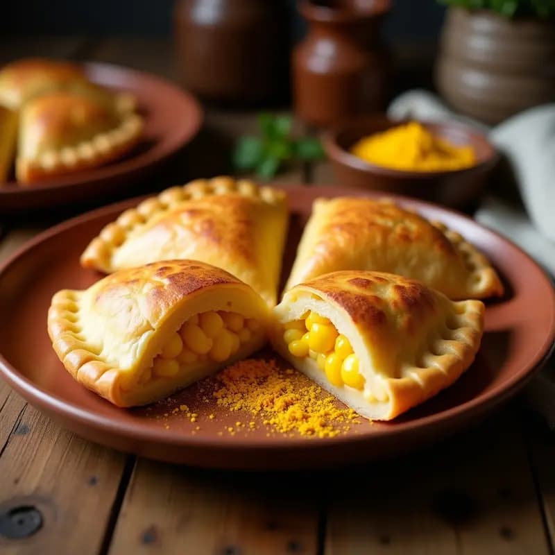 Empanadas de Queso y Choclo con Ají Amarillo: Receta Chilena Tradicional al Horno