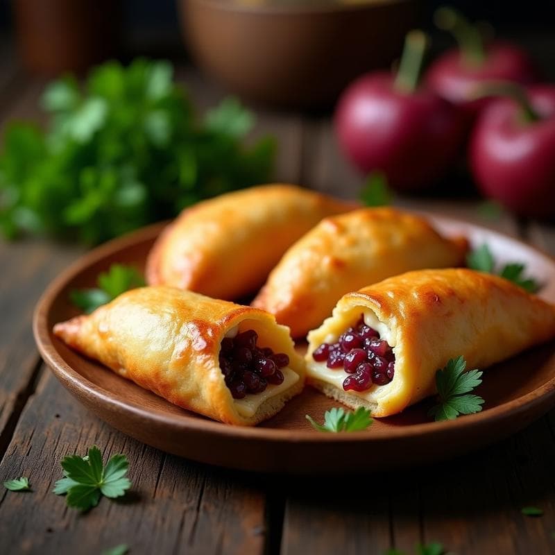 Empanadas de Queso Food y Cebolla Morada con Masa de Yucca: Receta Venezolana Sin Gluten