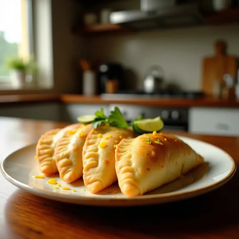 Empanadas de Queso de Hoja Santa y Elote: Receta Mexicana Gourmet para Tupper