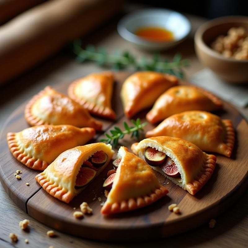 Empanadas de Queso de Oveja y Higos Caramelizados: Receta Española en Airfryer Sin Aceite
