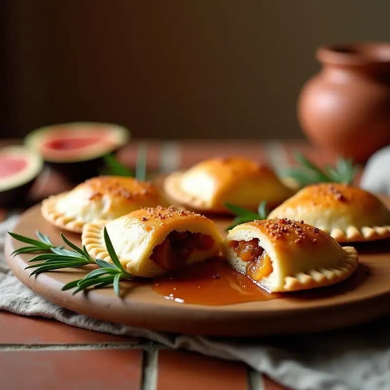 Empanadas de Queso de Oveja y Higos: Receta Sarda con Masa Integral y Miel