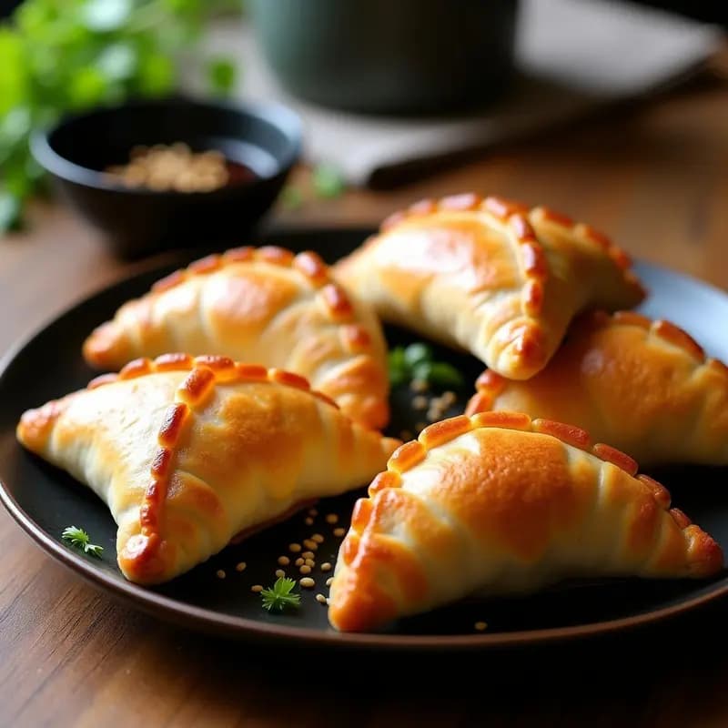 Empanadas de Hongo Shiitake y Tofu en Masa de Arroz: Receta China Sin Gluten