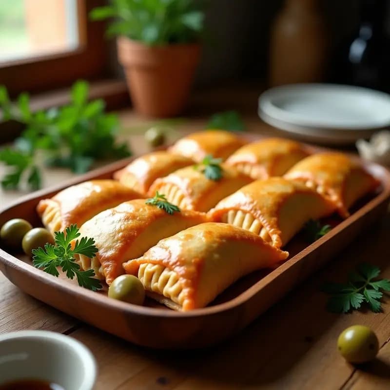 Empanadas Argentinas de Carne de Soja y Aceitunas: Receta Vegana y Sin Gluten al Horno