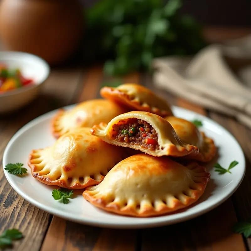 Empanadas de Carne de Soja y Pimientos Piquillo: Receta Española Sin Gluten en Airfryer