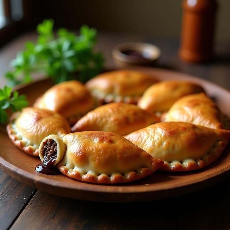 Empanadas de Carne de Soja Texturizada y Aceitunas: Receta Argentina Vegana en Olla Rápida