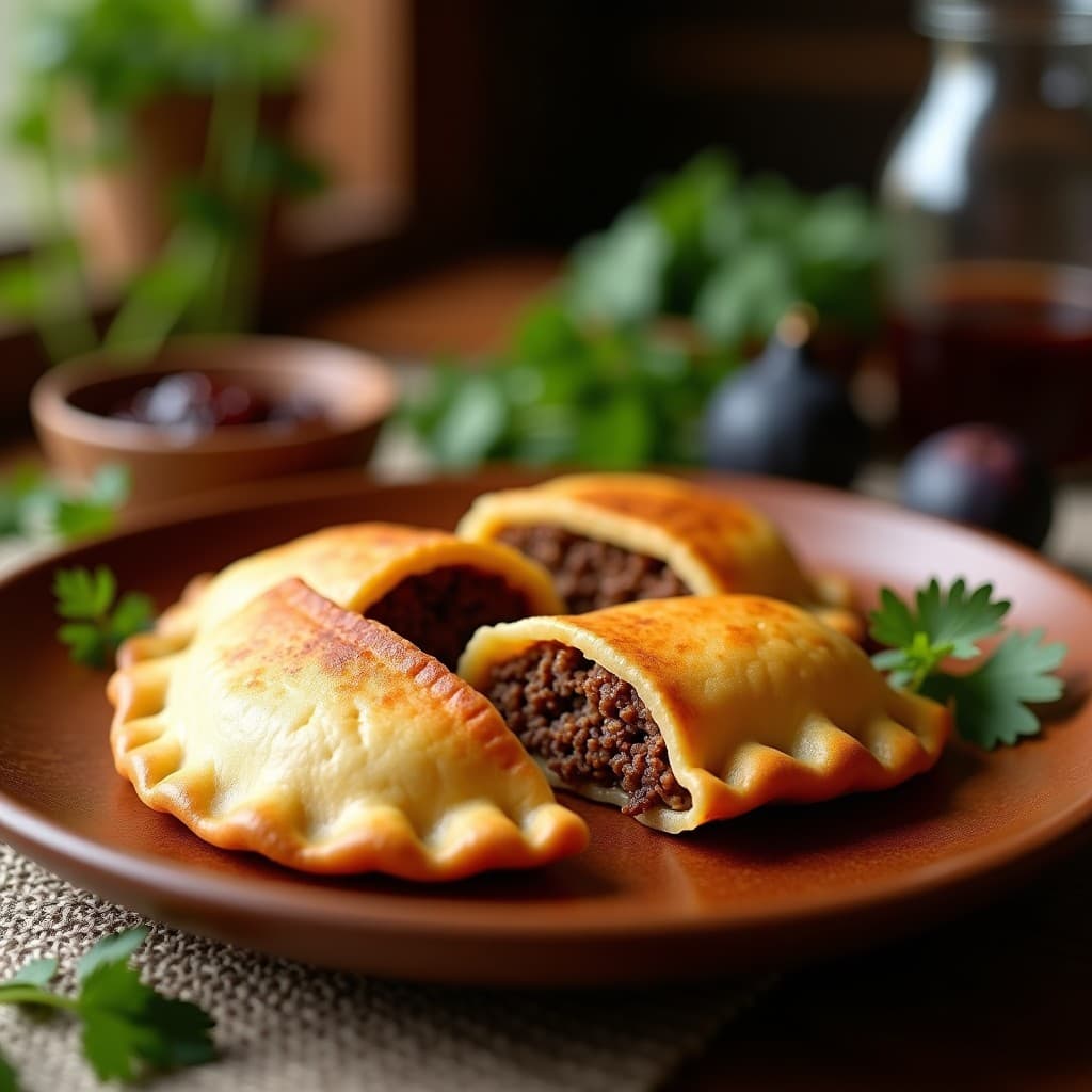 Empanadas de Harina de Sorgo Rellenas de Carne de Avestruz: Receta Sudamericana Alta en Hierro