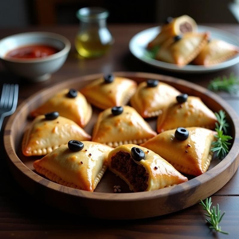 Empanadas de Sorgo Rellenas de Carne Molida y Aceitunas: Receta Argentina Sin Gluten