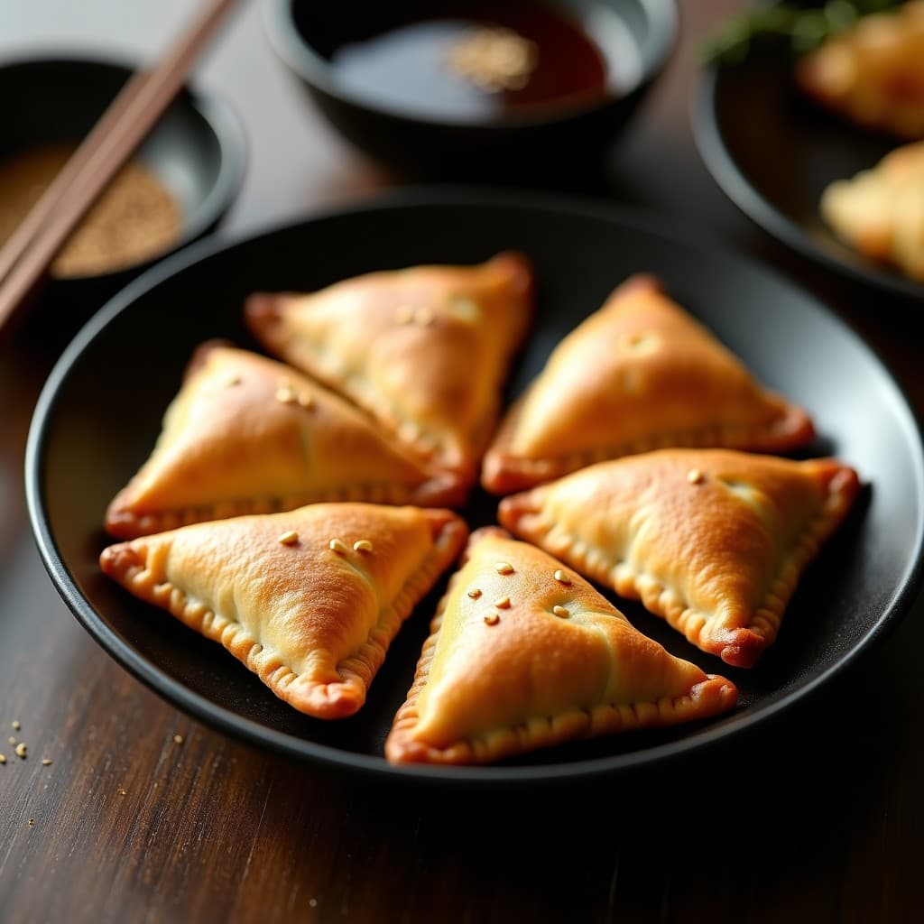 Empanadas de Harina de Sorgo con Relleno de Hongos Shiitake y Tofu: Receta Japonesa Sin Gluten