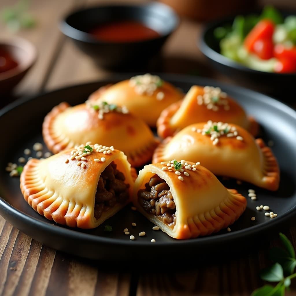 Empanadas de Harina de Sorgo y Vegetación de Pleurotus: Receta Sin Gluten en Thermomix con Toque Umami
