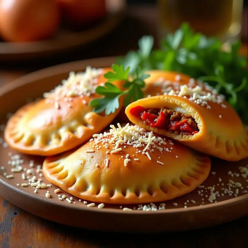 Empanadas de Tapioca con carne de Ñandú y Pimientos: Receta Argentina en Airfryer