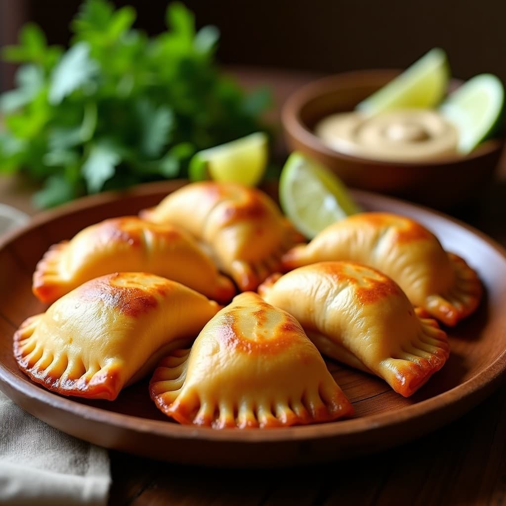 Empanadas de Tapioca Rellenas de Jackfruit Desmenuzado: Receta Brasileña Vegana en Airfryer