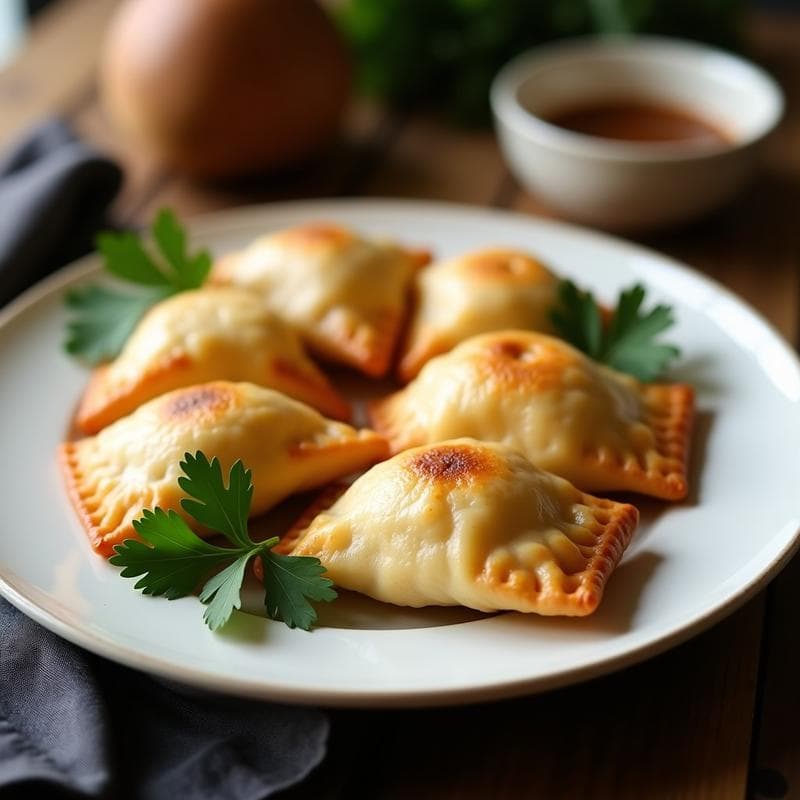 Empanadas de Tapioca Rellenas de Hongos Shiitake y Queso de Anacardos: Receta Sin Gluten