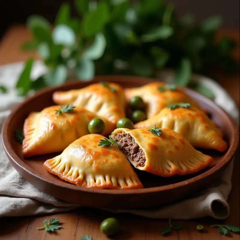 Empanadas de Ternera y Aceitunas con Masa de Yuca: Receta Latina Sin Gluten para Tupper