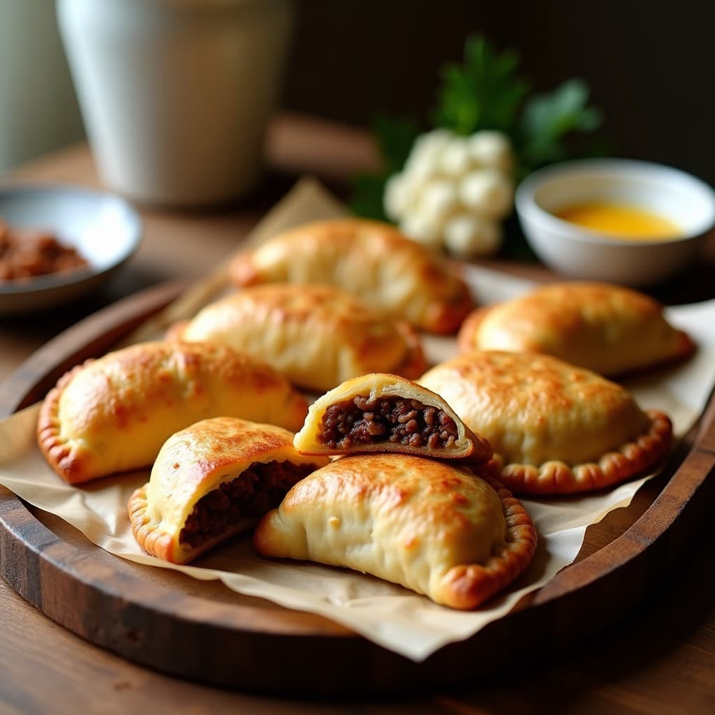 Empanadas de Ternera y Ciruelas con Masa de Coliflor: Receta Argentina Sin Gluten en Thermomix