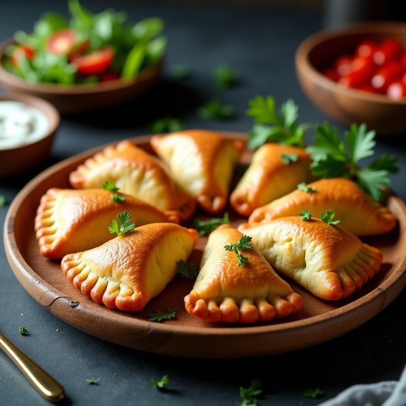 Empanadas de Tofu Ahumado y Pimientos Piquillo: Receta Vegana en Airfryer