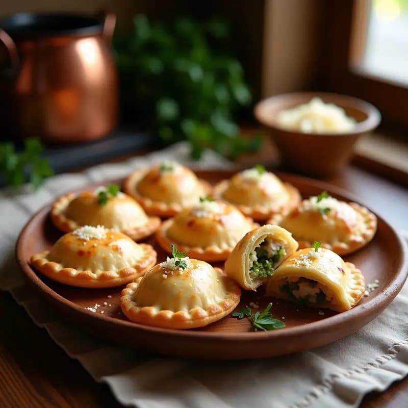 Empanadas de Tuna y Piparras en Hojaldre Integral: Receta Vasca Rápida y Ligera