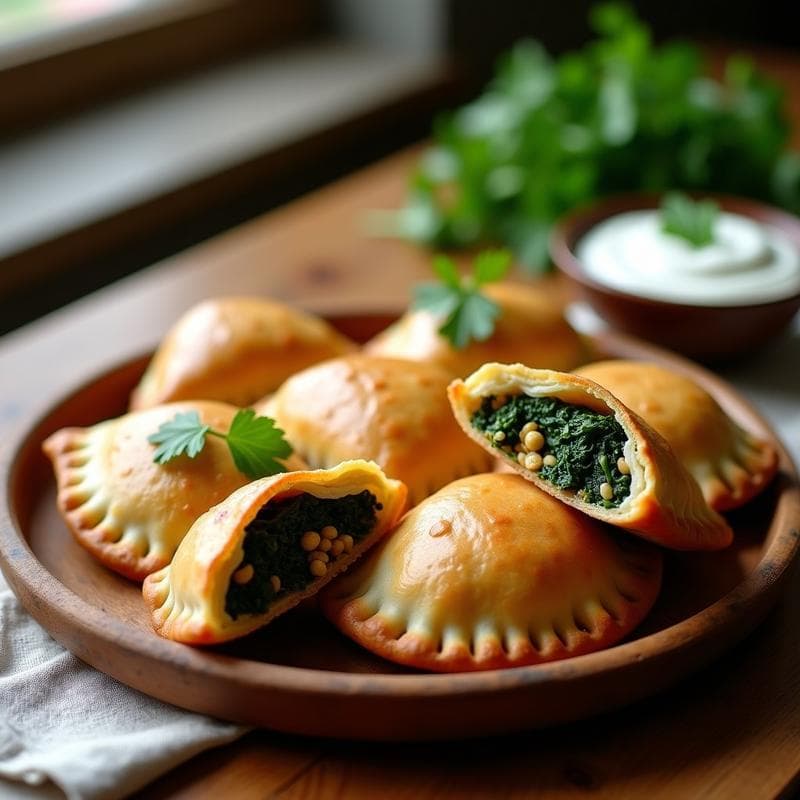 Empanadas Veganas de Espinacas y Tofu Ahumado: Receta Rápida y Alta en Proteína