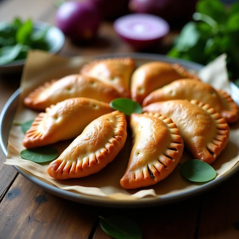 Empanadas Veganas de Camote Morado: Receta al Horno Sin Gluten y Alta en Fibra