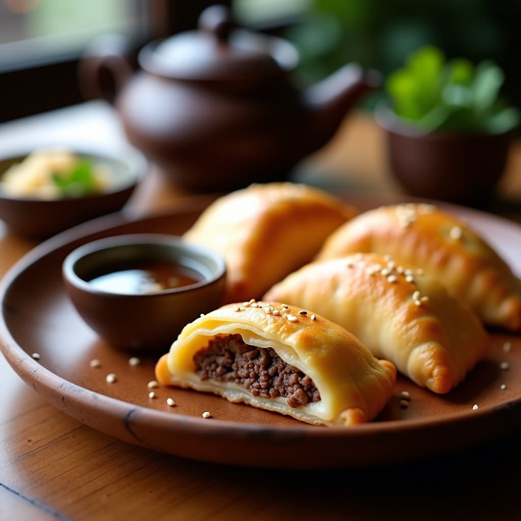 Empanadas de carne Wagyu y Puré de Yuca: Receta Japonés-Peruana en Olla Express
