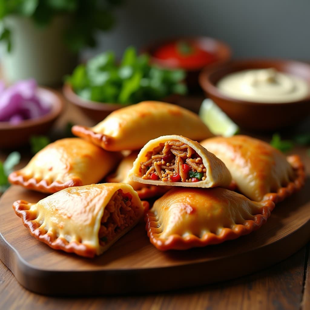 Empanadas de Yaca y Pollo Desmenuzado: Receta Salvadoreña en Airfryer Crujiente
