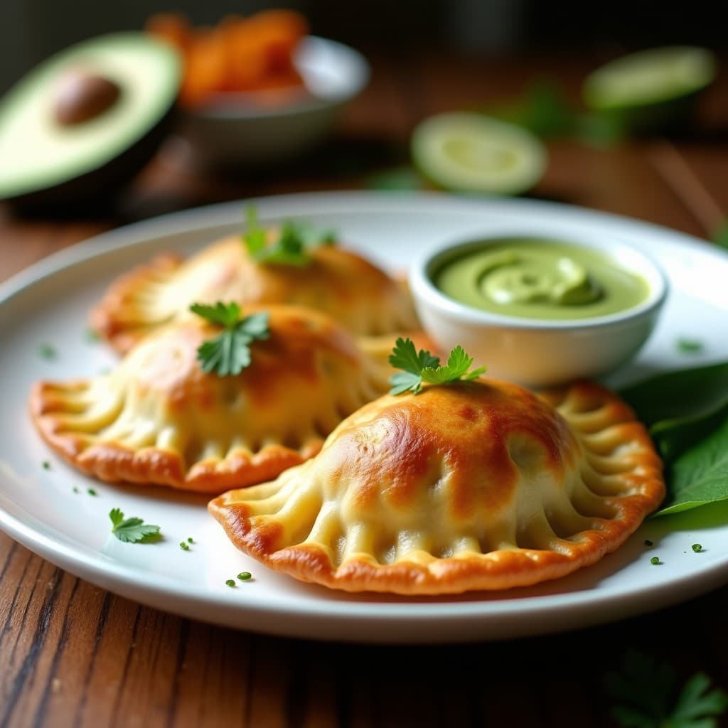 Empanadas de Yaca Madura y Queso de Anacardos: Receta Vegana con Masa de Harina de Arroz