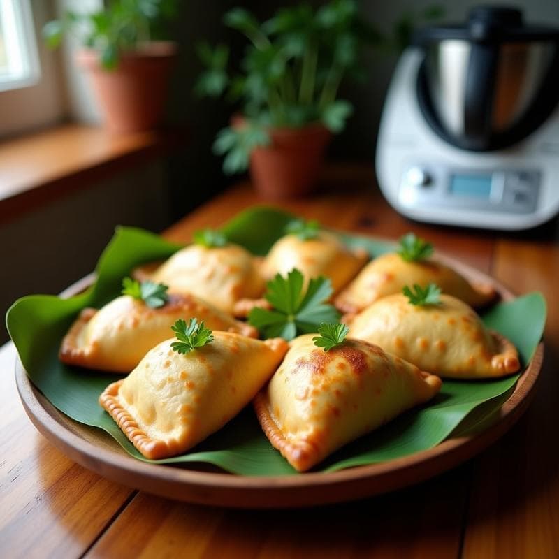 Empanadas de Yaca y Queso de Casabe: Receta Caribeña Sin Gluten en Thermomix