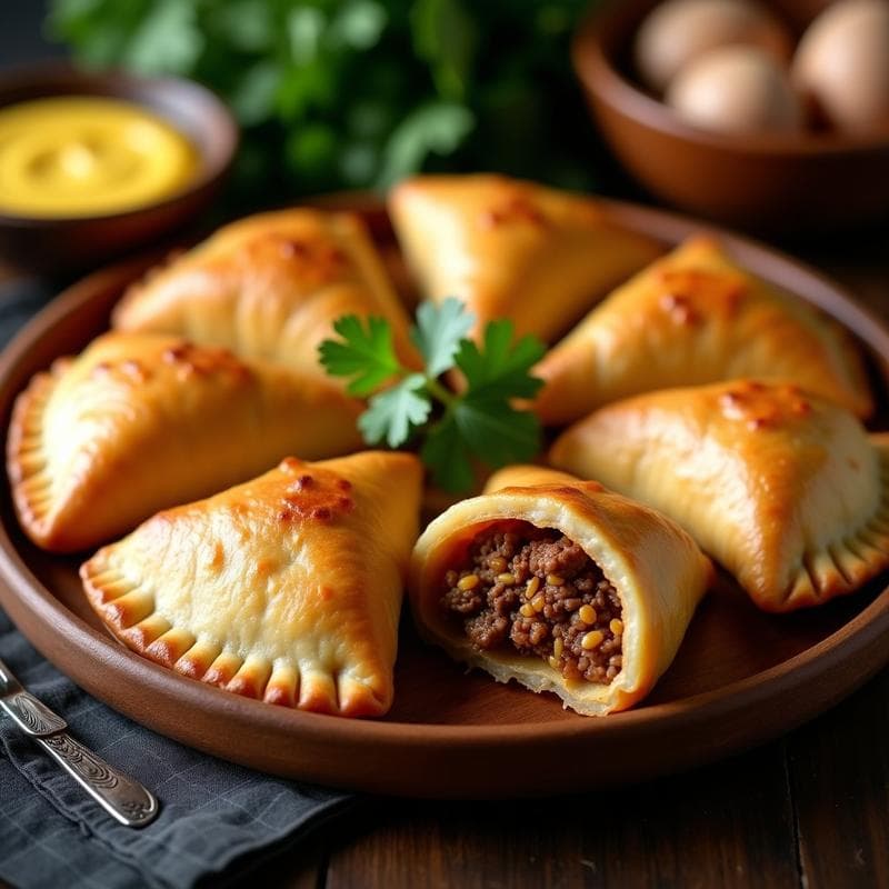 Empanadas de Yacon y Carne de Res: Receta Peruana Sin Gluten en Thermomix