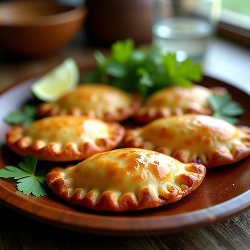 Empanadas de Yam y Pollo en Airfryer: Receta caribeña crujiente sin aceite