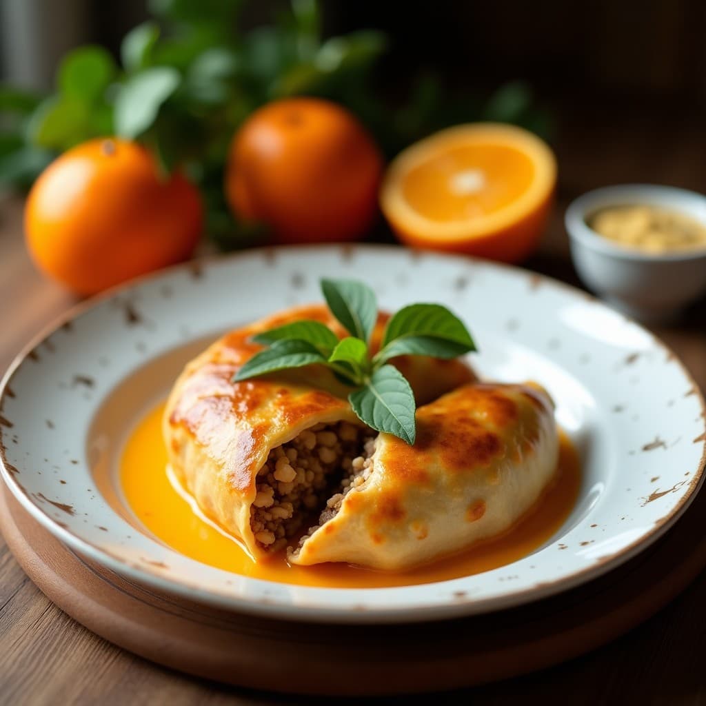Empanadas de Yautía y Carne de Coco con Mojo de Naranja Amarga: Receta Cubana Vegana en Airfryer