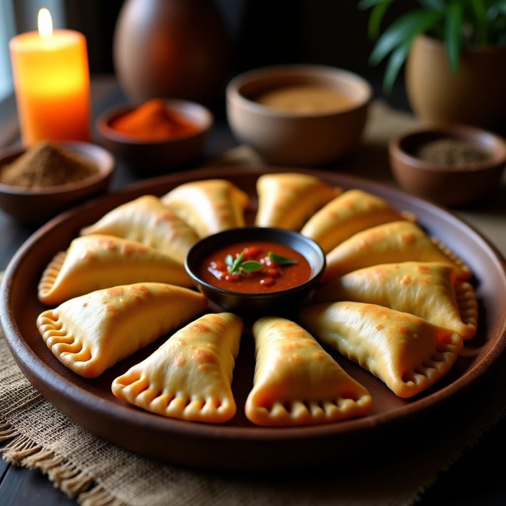 Empanadas de Masa de Yuca Rellena de Caracoles a la Luz de Vela: Receta Africana Tradicional