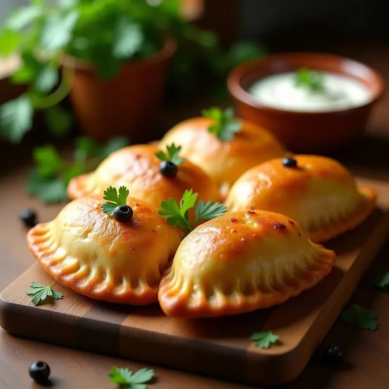Empanadas de Yuca Rellenas de Carne Molida y Aceitunas: Receta Colombiana en Horno