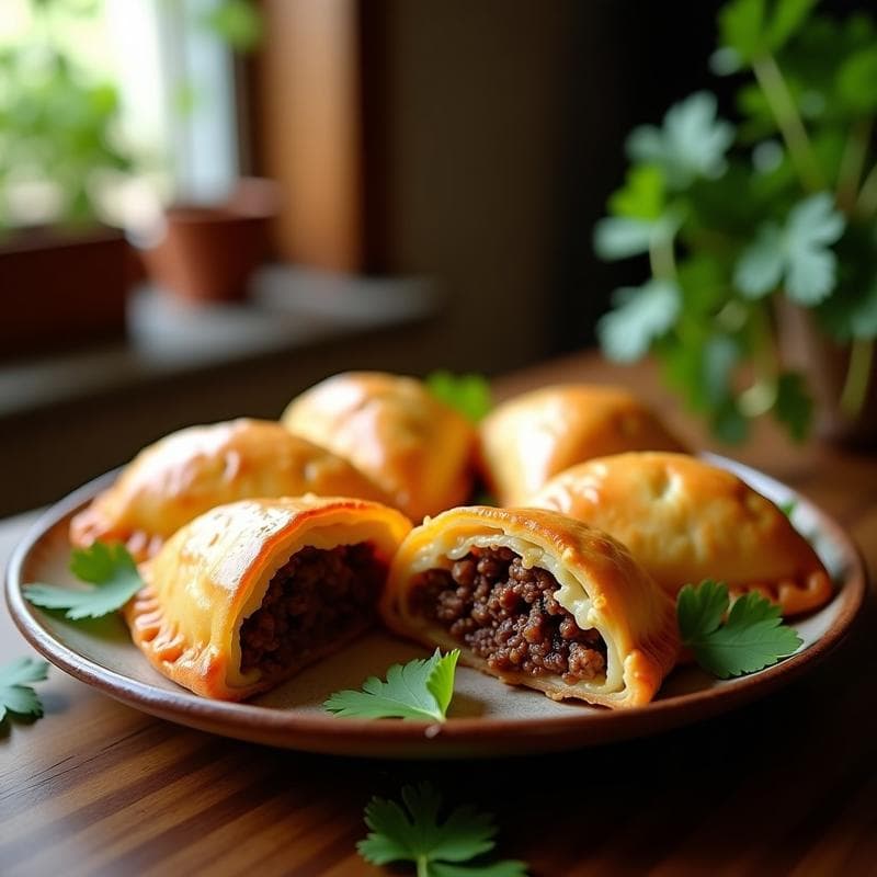 Empanadas de Yuca Rellenas de Carne Picada y Pasas: Receta Colombiana en Airfryer Sin Aceite