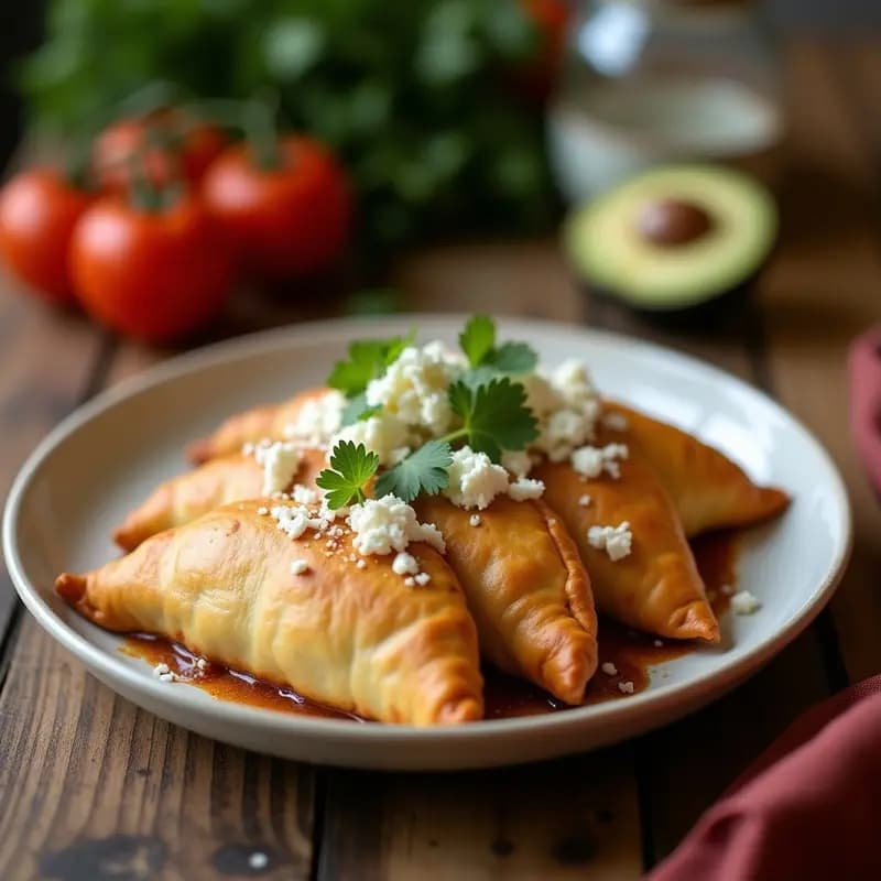Empanadas de Yuca Rellena de Carne de Res y Queso crema: Receta Venezolana en Thermomix