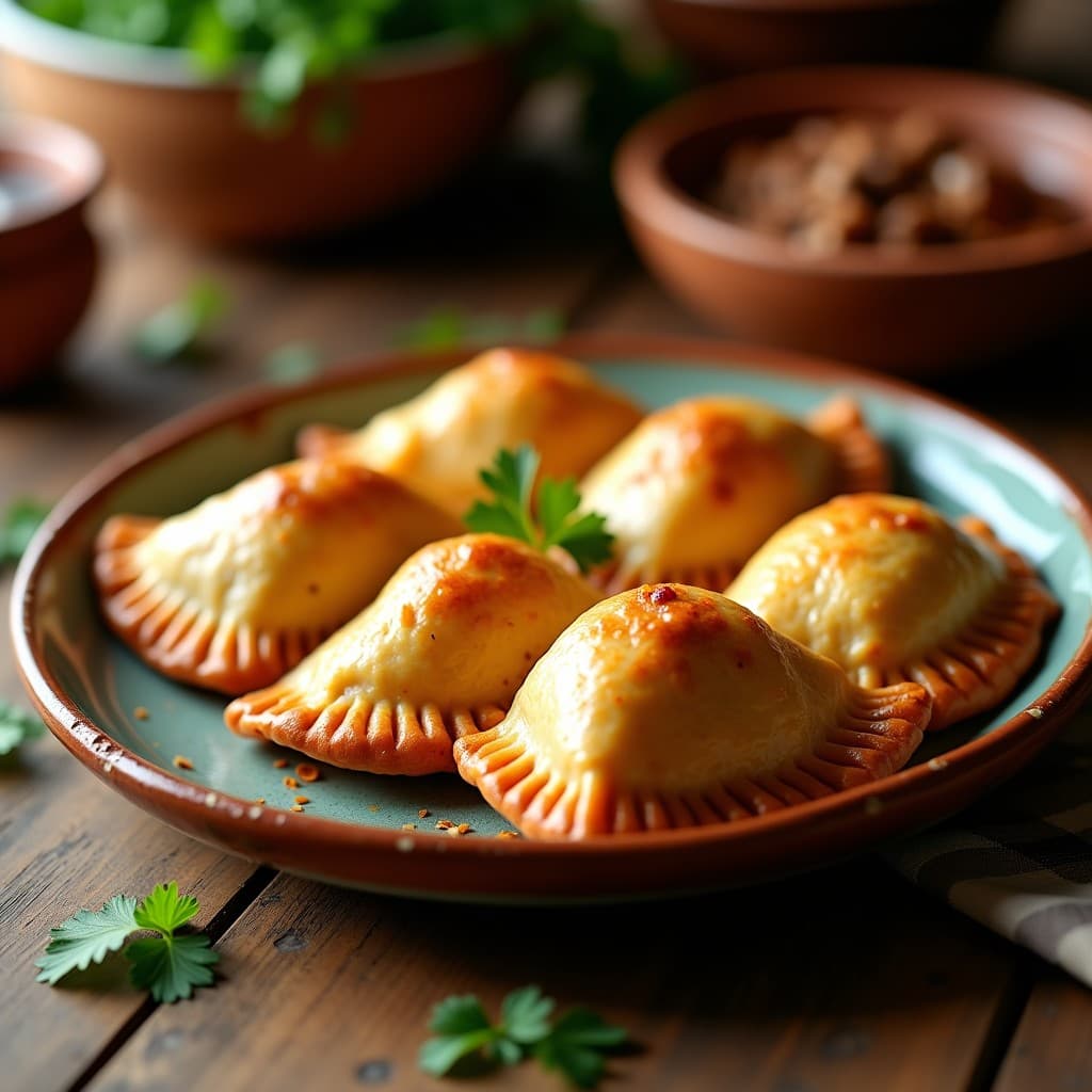 Empanadas de Yuca y Carne de Res Secada al Sol: Receta Andina en Airfryer
