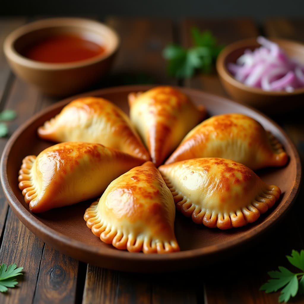 Empanadas de Yuca y Cerdo Desmenuzado con Salsa Criolla: Receta Argentina en Airfryer