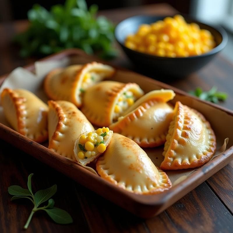 Empanadas de Masa de Yuca Rellenas de Choclo y Queso: Receta Argentina Sin Gluten