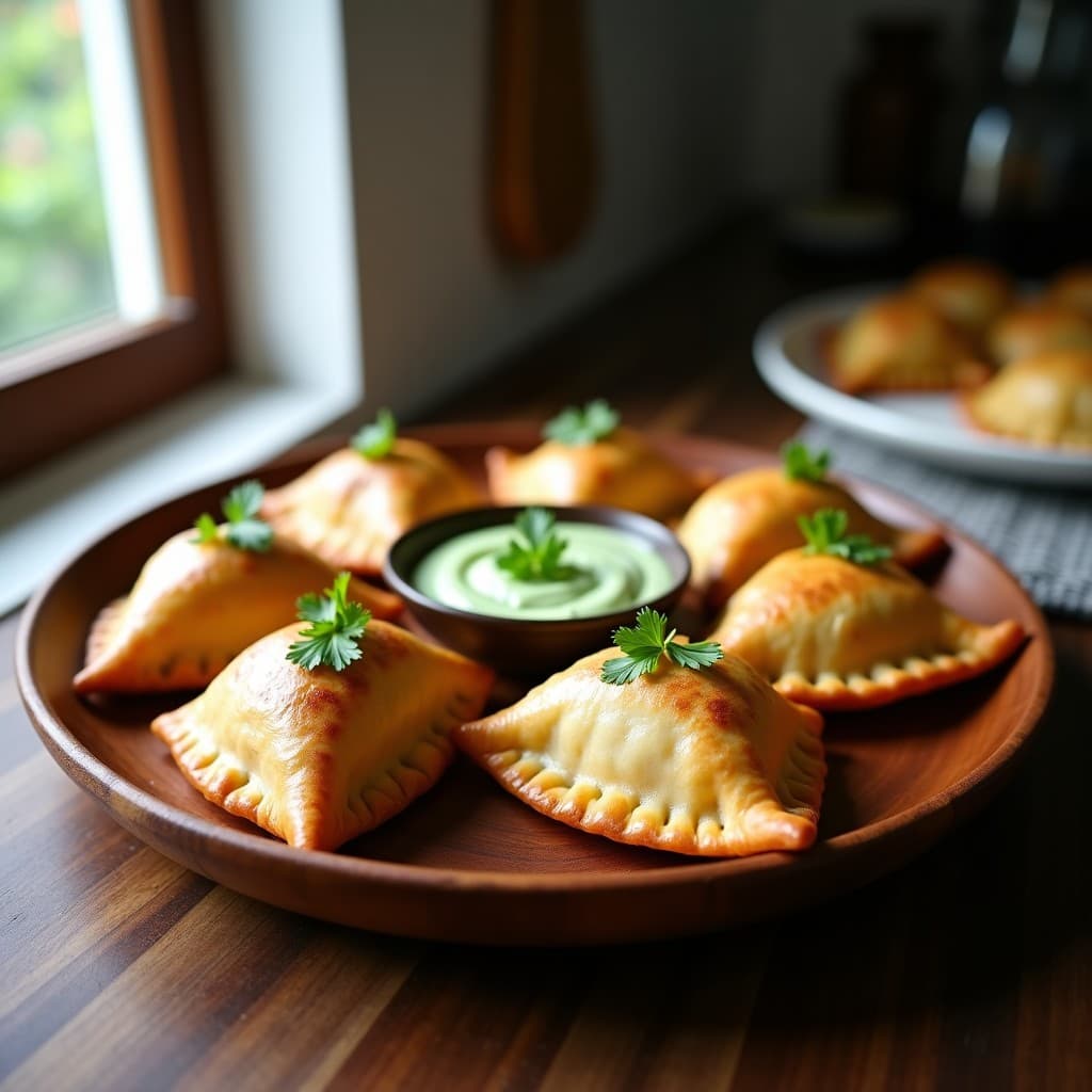 Empanadas de Yuca Rellenas de Congrí y Plátano Macho: Receta Cubana en Airfryer Sin Harina