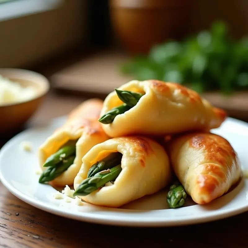 Empanadas de Masa de Yuca Rellena de Espárragos Trigueros: Receta Colombiana Sin Harina