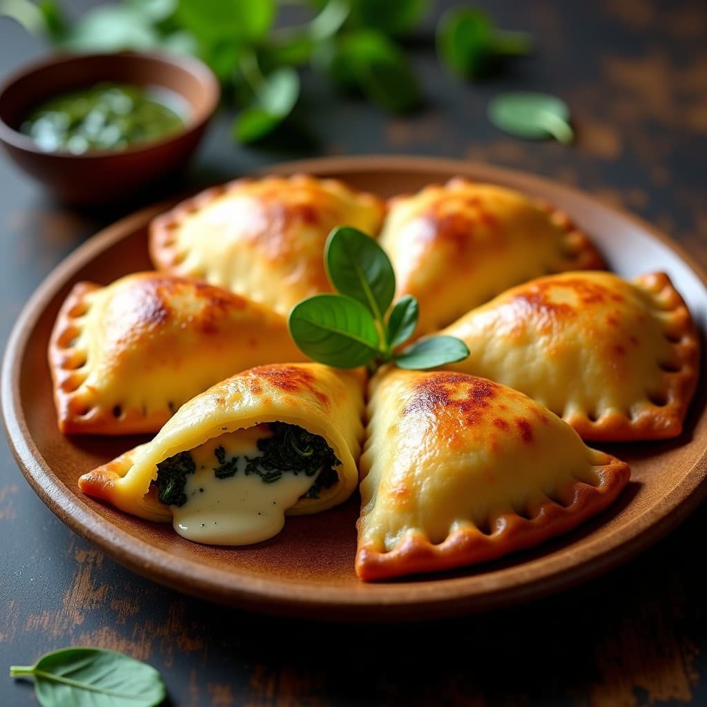 Empanadas de Yuca y Espinacas con Bechamel de Castañas: Receta Argentina Sin Gluten en Airfryer