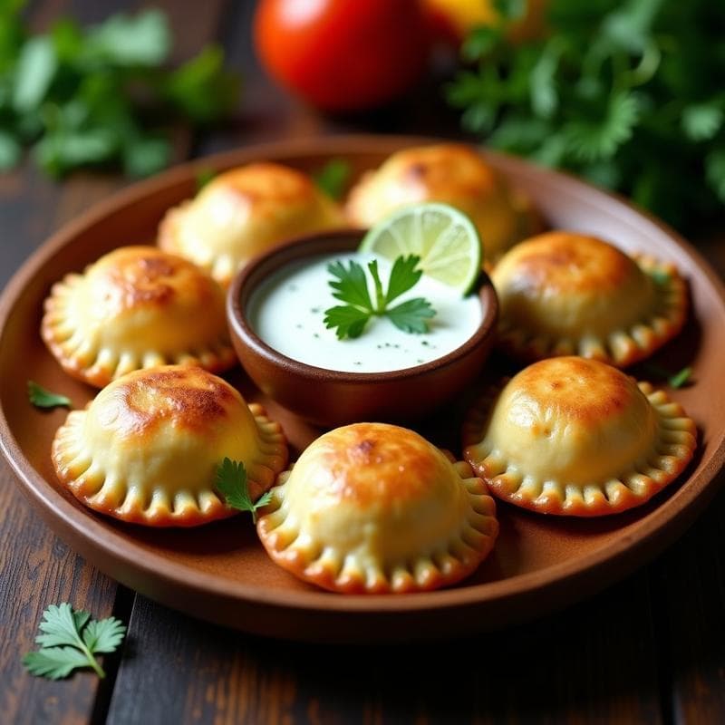 Empanadas de Yuca y Espinacas con Queso de Anacardo: Receta Ecuatoriana Vegana