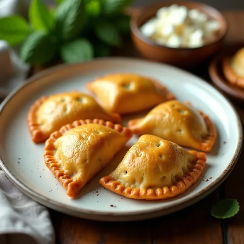 Empanadas de Yuca y Espinacas al Ras el Hanout: Receta Marroquí en Airfryer Sin Gluten