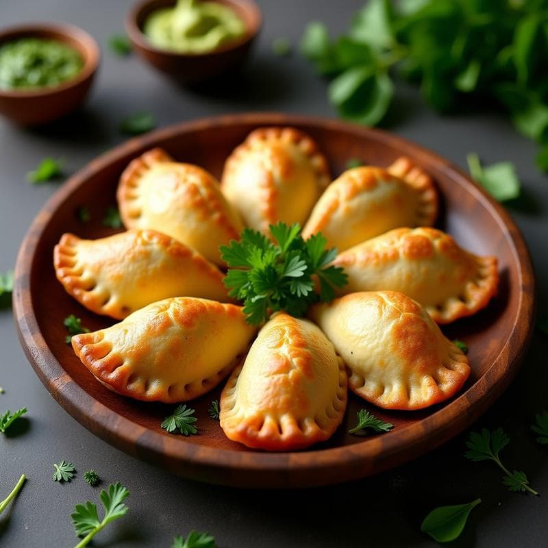 Empanadas de Yuca y Espinacas con Queso de Oveja: Receta Sin Gluten y Alta en Calcio