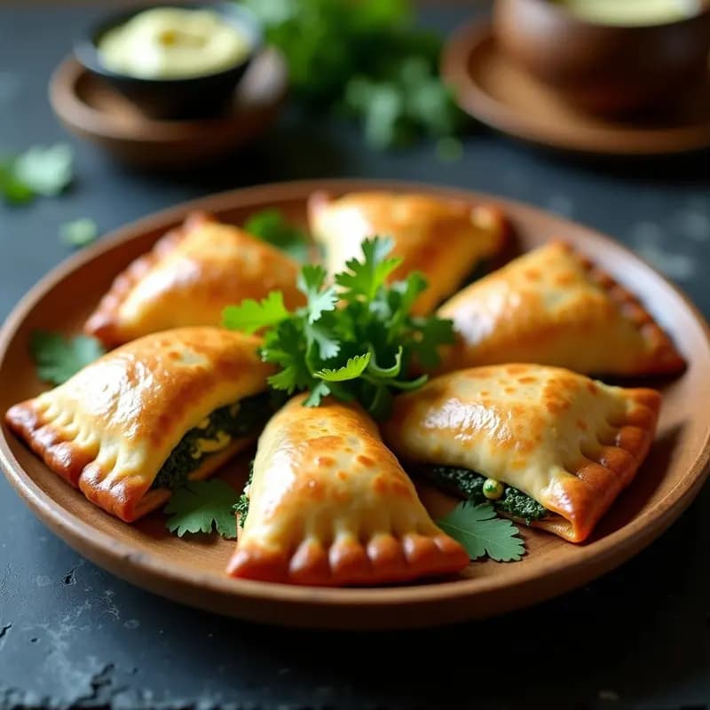 Empanadas de Yuca y Espinacas con Relleno de Tofu Desmenuzado: Receta Argentina Vegana