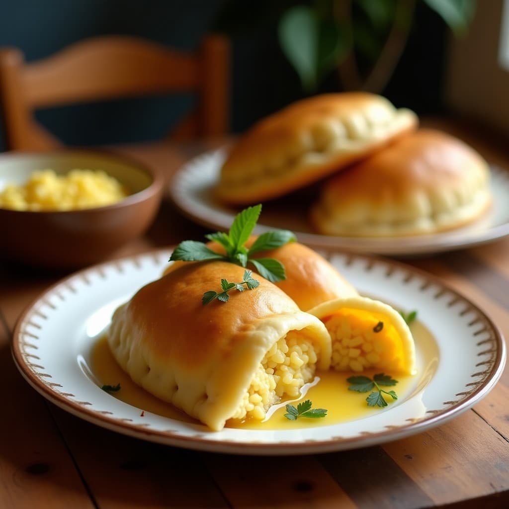 Empanadas de Masa de Yuca con Relleno de Huevos y Morcilla de Arroz: Receta Venezolana Sin Gluten