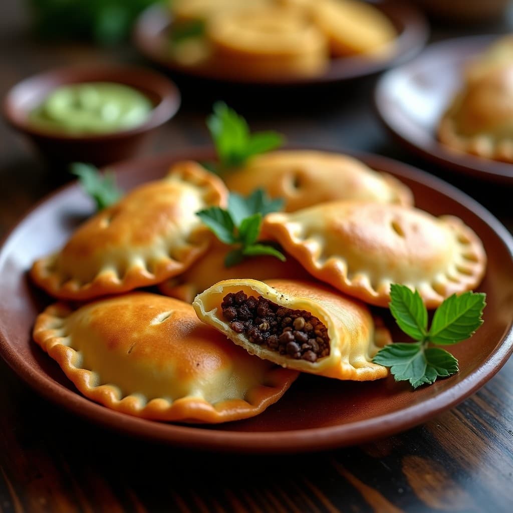 Empanadas de Masa de Yuca con Relleno de Huitlacoche: Receta Mexicana Gourmet en Airfryer