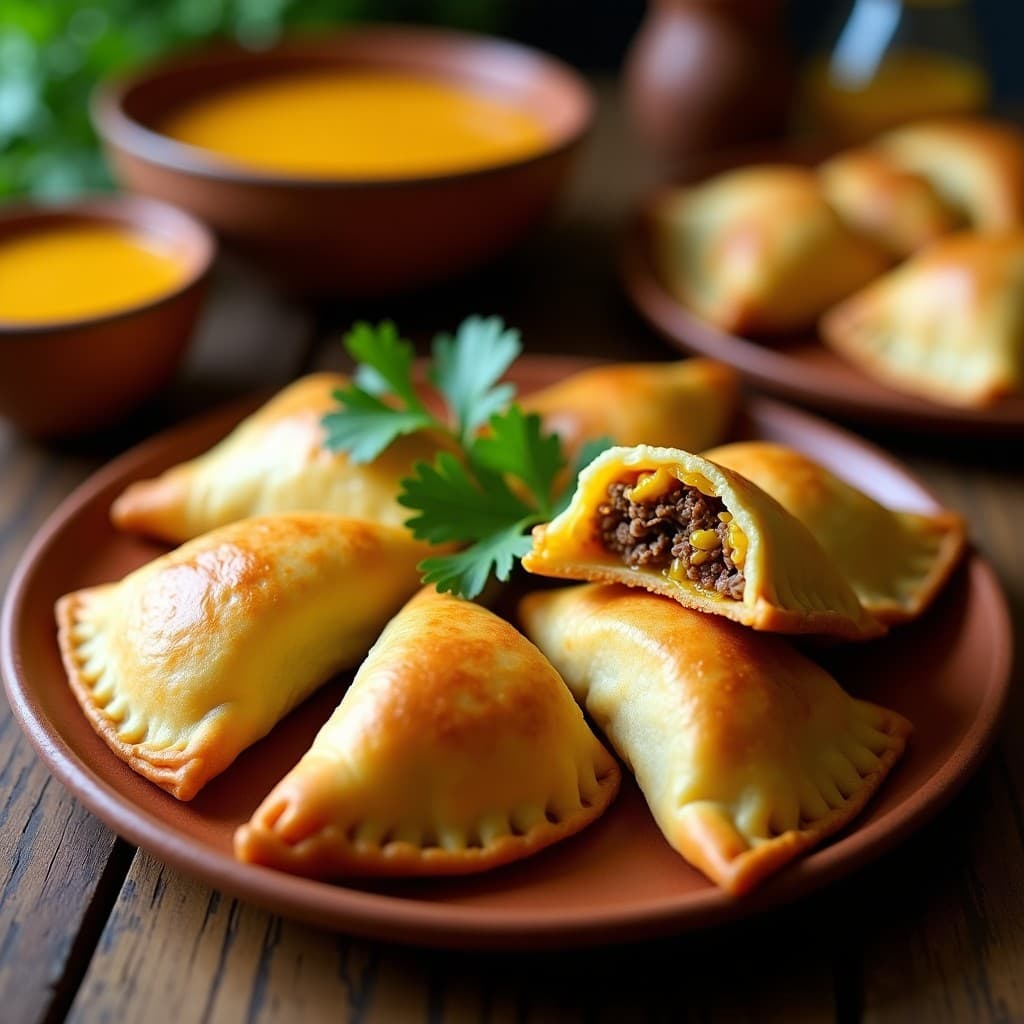 Empanadas de Masa de Yuca y Pabello al Ají Amarillo: Receta Colombiana en Airfryer